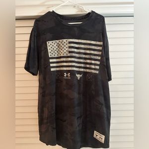 XL Project Rock Veteran's Day t-shirt. Hardly worn. Smoke free home.